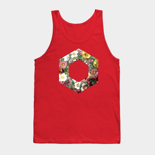 shine//FLORAL Tank Top by Fowlest